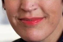 Lipstick: Red, gloss