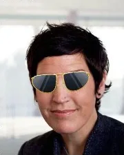 AR accessories on other faces: Aviators